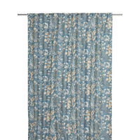 FERTIGVORHANG blickdicht  - Blau, Natur, Textil (135/280cm)