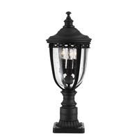 SOCKELBELYSNING - svart, Basics, metall/glas (21.6/55.3cm) - Elstead Lighting