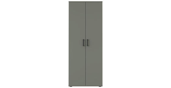 SCHUHSCHRANK 70/178,9/33,4 cm - Schwarz/Grün, KONVENTIONELL, Holzwerkstoff/Kunststoff (70/178,9/33,4cm) - Xora