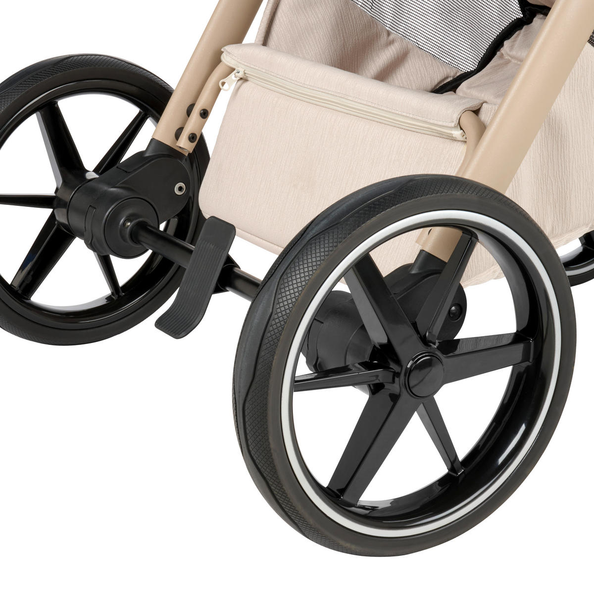 KINDERWAGENSET  - Beige, Trend, Kunststoff/Textil (100/59/106cm) - Jimmylee
