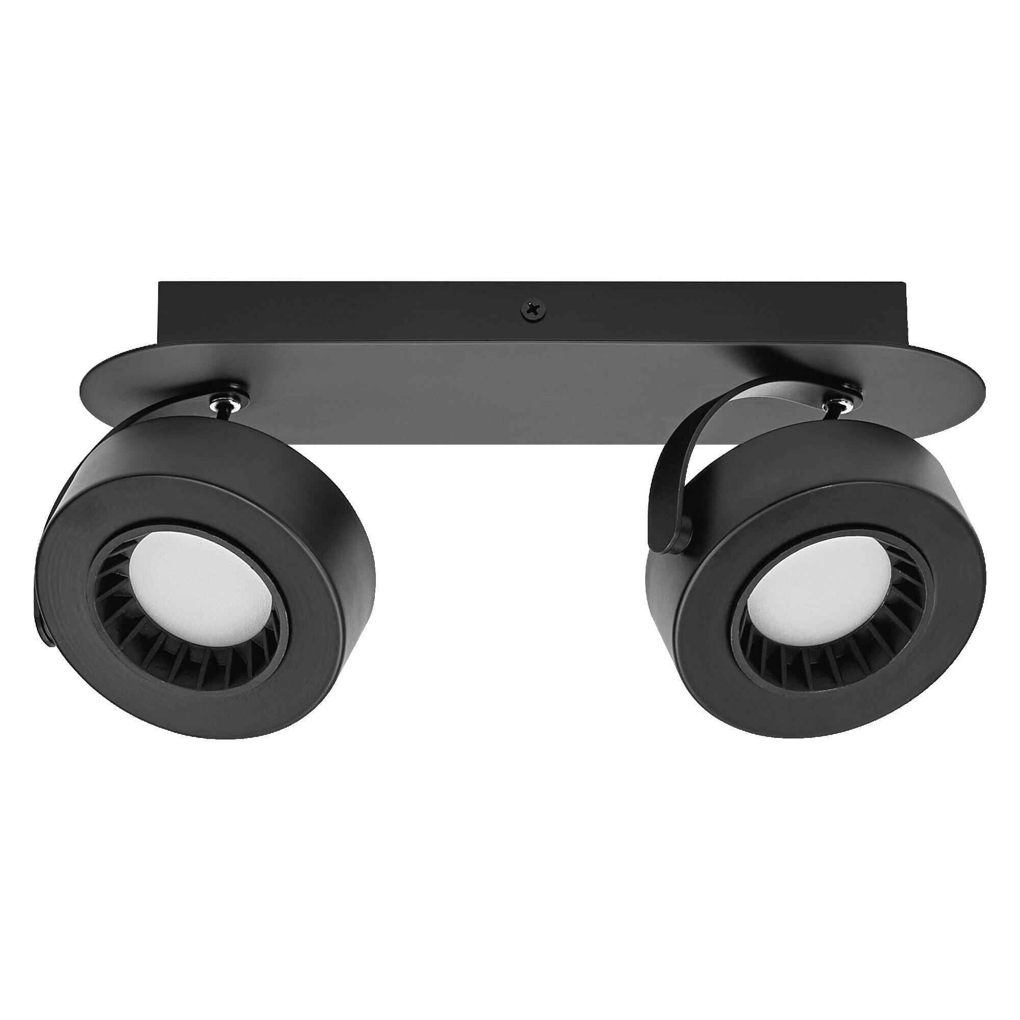 LED-STRAHLER 30/10/10,5 cm   - Schwarz, Basics, Kunststoff/Metall (30/10/10,5cm) - Osram