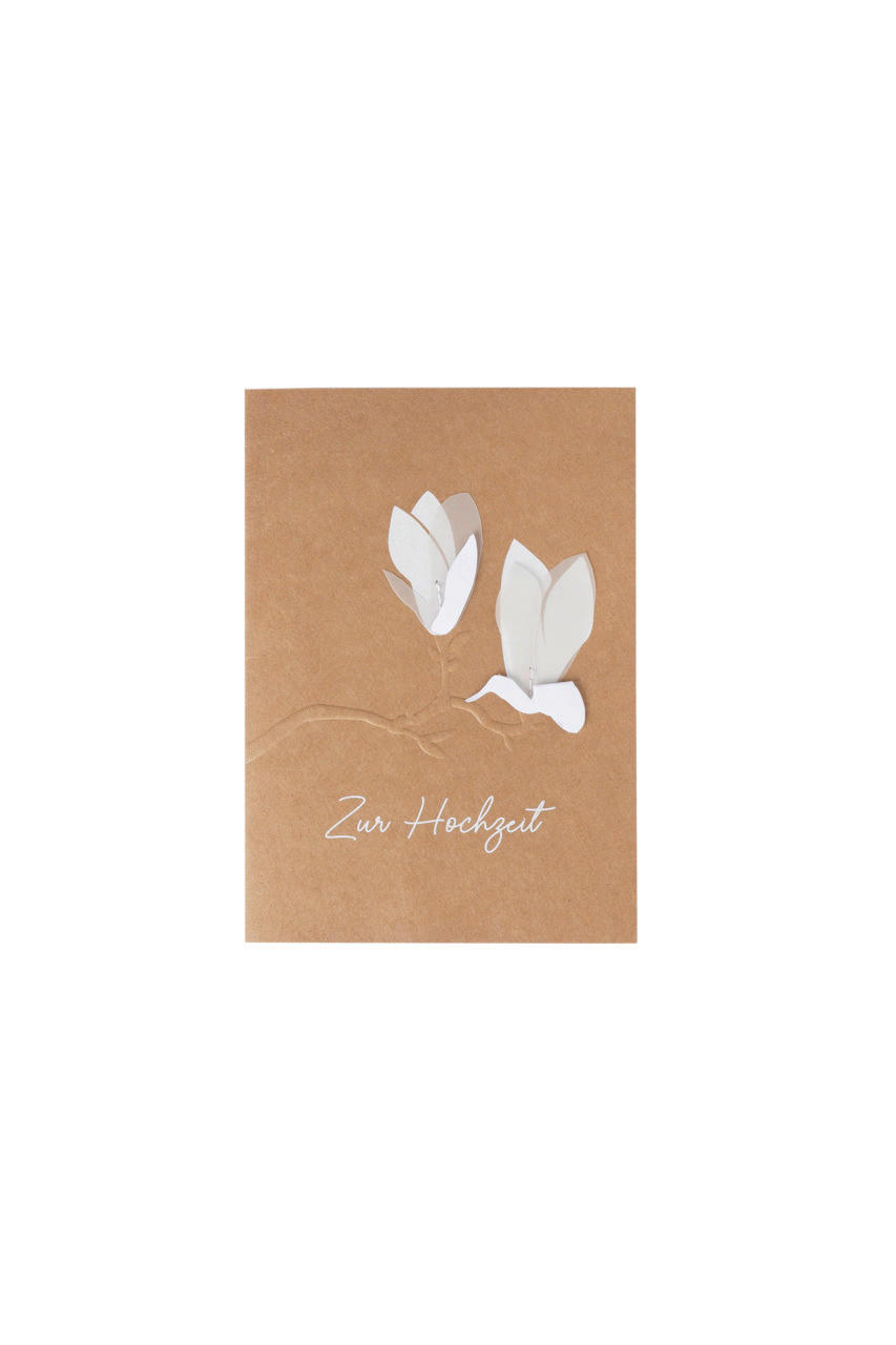 KARTE  - Braun, Basics, Papier (17.9/12.3/0.1cm) - Räder