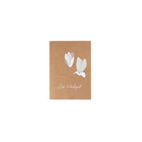 KARTE  - Braun, Basics, Papier (17.9/12.3/0.1cm) - Räder