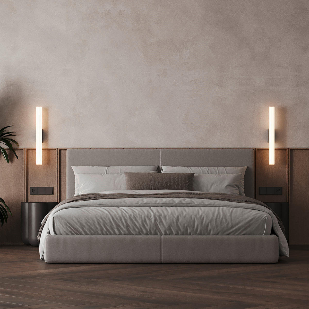 WANDLEUCHTE   - Weiß, KONVENTIONELL, Glas (61/6/11.5cm)