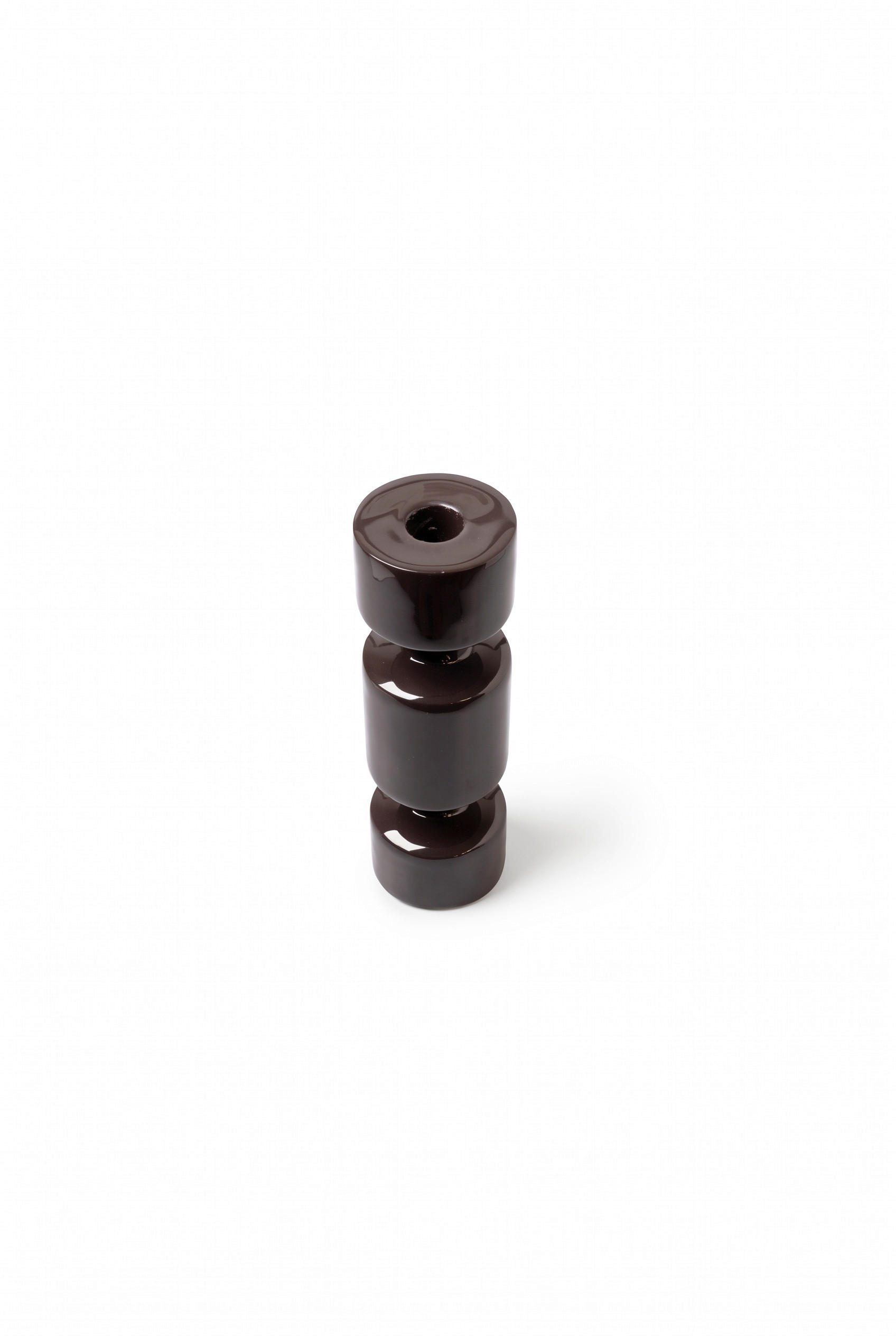 STABKERZENHALTER - Dunkelbraun, Basics, Metall (6,5/20cm) - FYNCH-HATTON