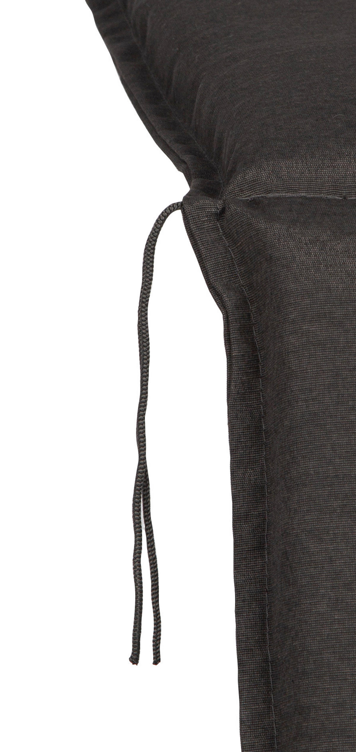 SESSELAUFLAGE Uni  - Dunkelgrau, Basics, Textil (98/46/8cm) - Gardenson