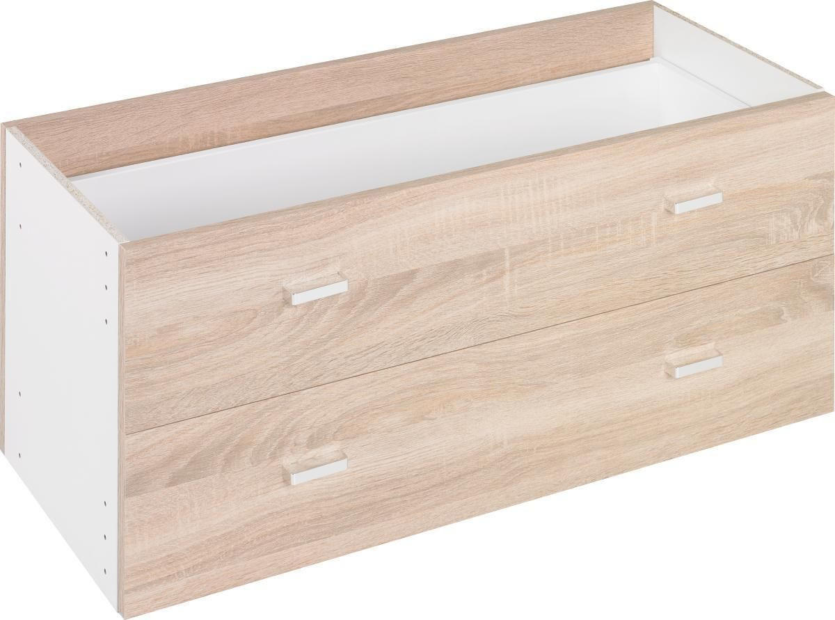 INSERȚIE DE SERTARE in culoare lemn stejar  - culoare lemn stejar, Design, material pe bază de lemn (74/35/33cm)