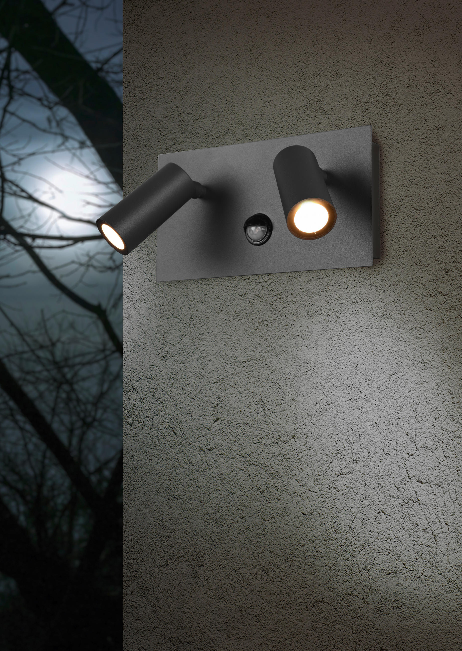 LED-UTOMHUSLAMPA - antracit, Basics, metall (23/12,1/13cm)