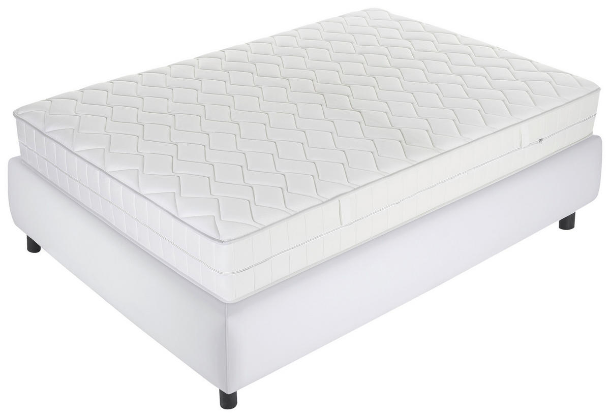 KALTSCHAUMMATRATZE 140/200 cm Höhe ca. 23 cm 5 -Zonen item.attr('328-538'),[ ]} - Weiß, Basics, Textil (140/200cm) - MID.YOU