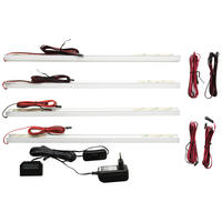 GLASBODENBELEUCHTUNGS-SET  - Silberfarben, Design, Kunststoff/Metall (45/2/2cm) - MID.YOU