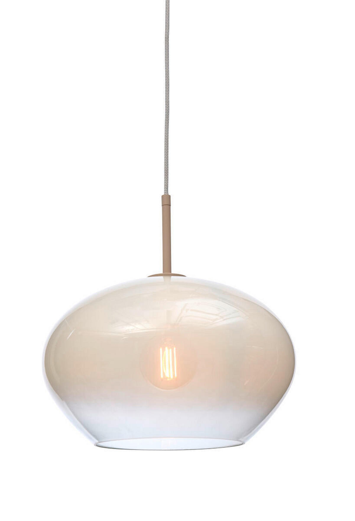 HÄNGLAMPA it's about RoMi 35/23 cm  - vit, Trend, glas (35/23cm) - It's about Romi