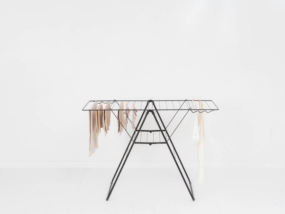STALAK ZA SUŠENJE RUBLJA - crna, Basics, metal (59.2/98.4/5cm) - Brabantia