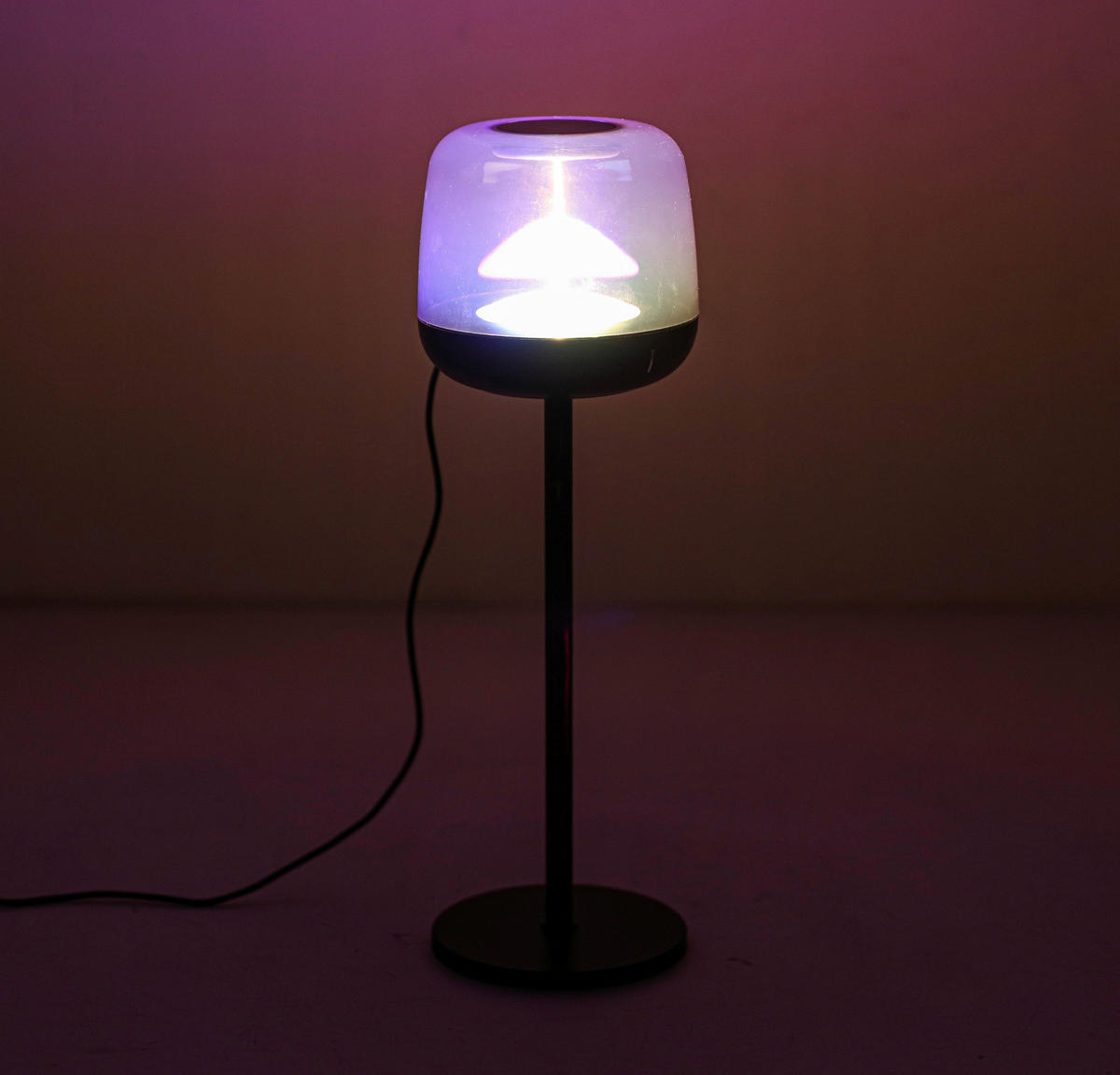 NAMIZNA SVETILKA ZA POLNJENJE        11,5/36,7 cm       - črna/prosojno, Trend, kovina/umetna masa (11,5/36,7cm) - Novel