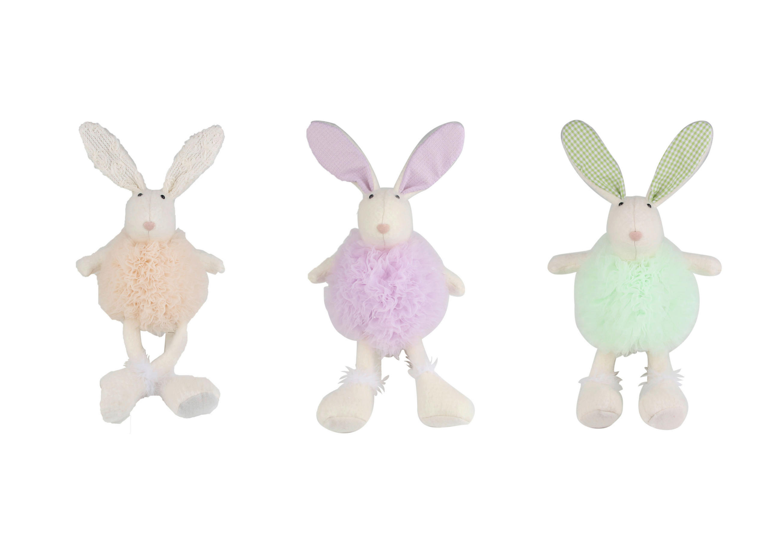 DEKOHASE - Beige/Lila, LIFESTYLE, Textil/Stein (27/63/20cm)