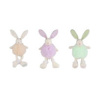 DEKOHASE - Beige/Lila, LIFESTYLE, Textil/Stein (27/63/20cm)