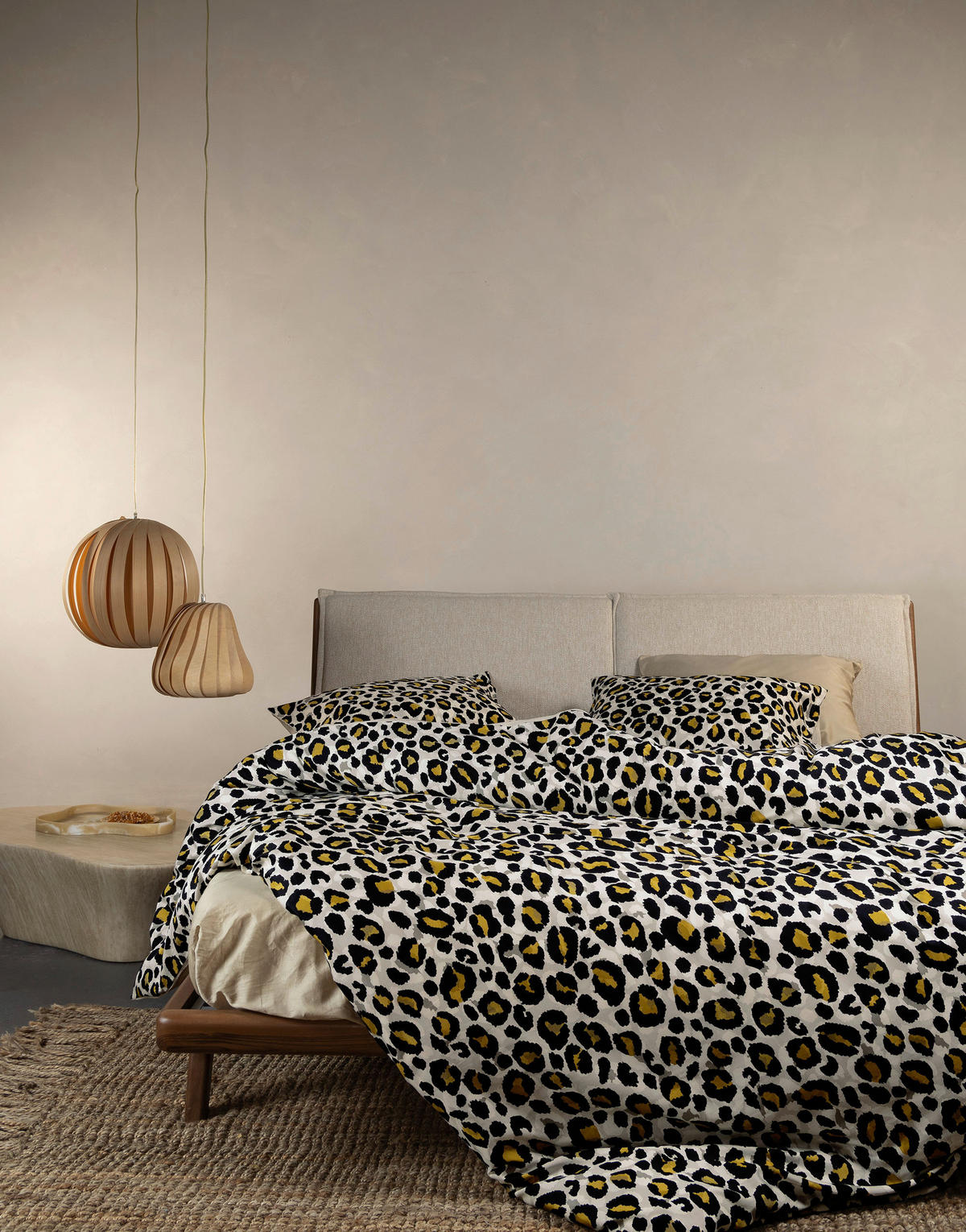 BETTWÄSCHE Fedelia Satin 200/200 cm  - Sandfarben, KONVENTIONELL, Textil (200/200cm) - Essenza
