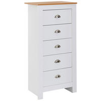 VISOKA KOMODA,  - rjava, Moderno, leseni material (53/114/39cm) - MID.YOU