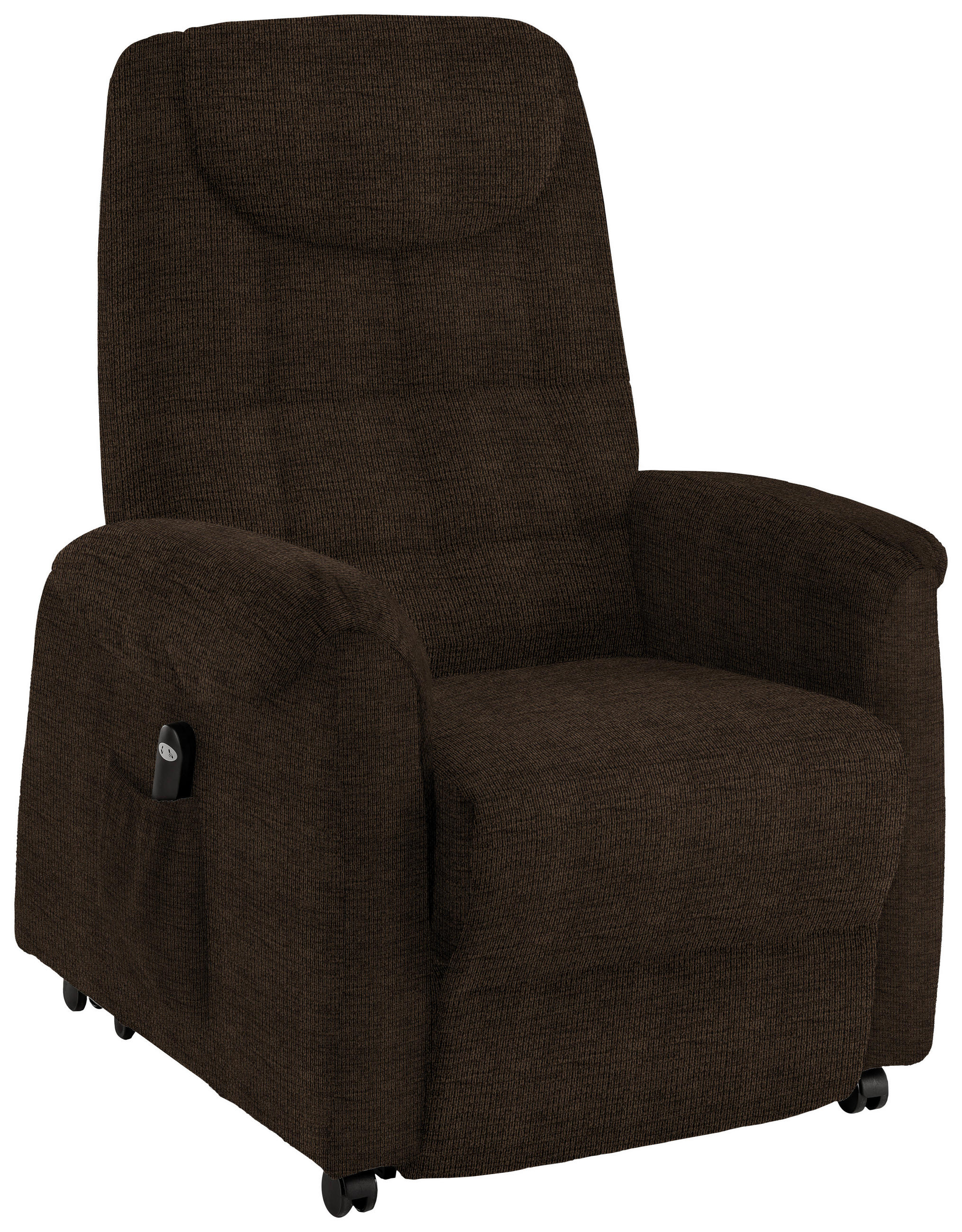 FERNSEHSESSEL Mikrofaser Dunkelbraun  - Dunkelbraun/Schwarz, KONVENTIONELL, Kunststoff/Textil (83/113/92cm) - Xora