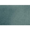 ECKSOFA Petrol Velours  - Petrol/Schwarz, KONVENTIONELL, Kunststoff/Textil (298/168cm) - Carryhome