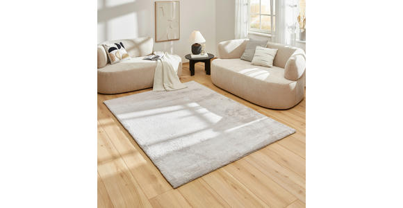 WEBTEPPICH 70/130 cm Silberfarben  - Silberfarben, Basics, Textil (70/130cm) - Boxxx