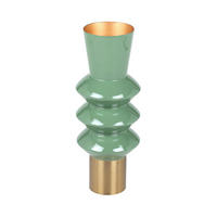 VASE 34 cm  - Grün, LIFESTYLE, Metall (12,5/34/10cm) - Ambia Home
