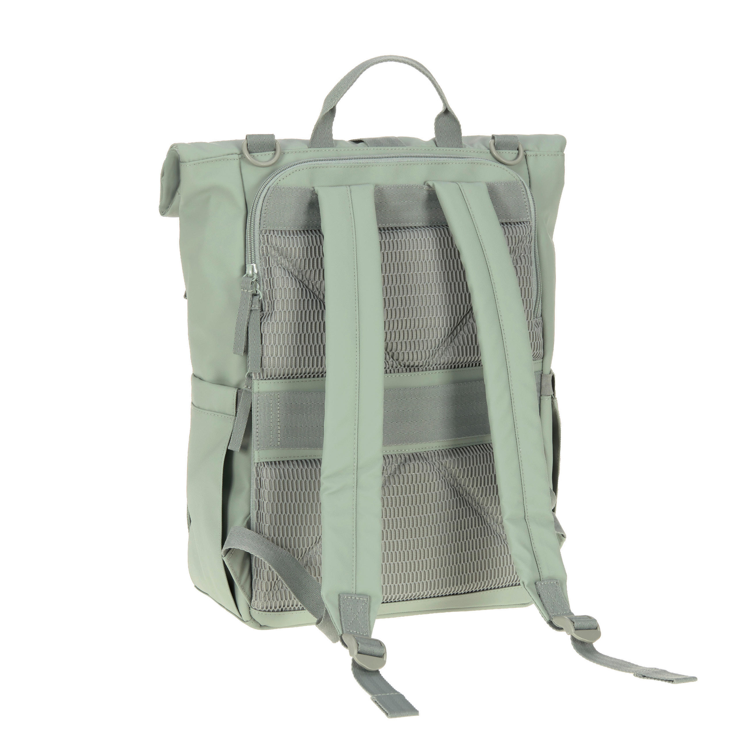 WICKELRUCKSACK  - Salbeigrün, Basics, Textil (29/14,5/42cm) - Lässig