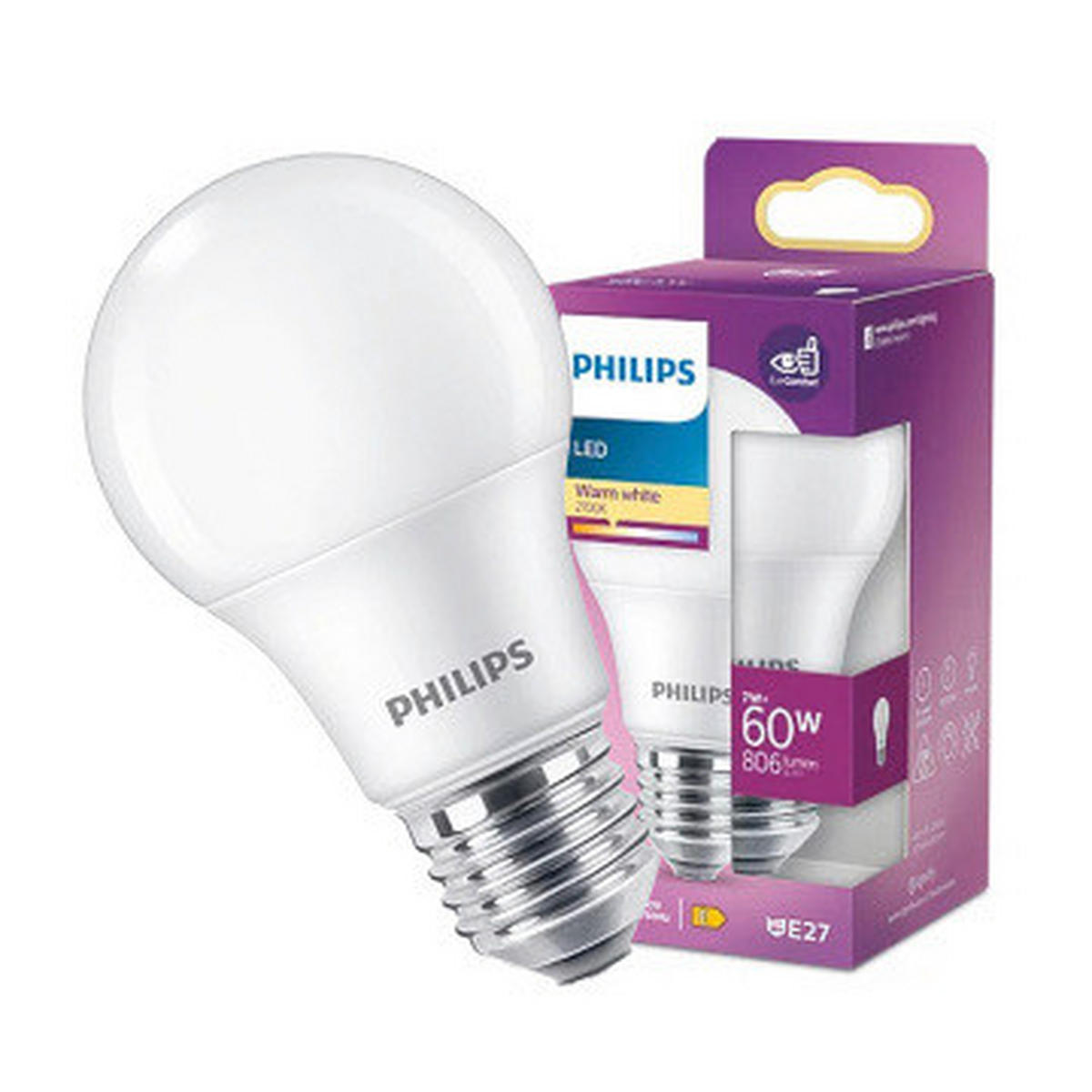 LED SIJALICA - Osnovno, plastika (1,1/6/6cm) - Philips