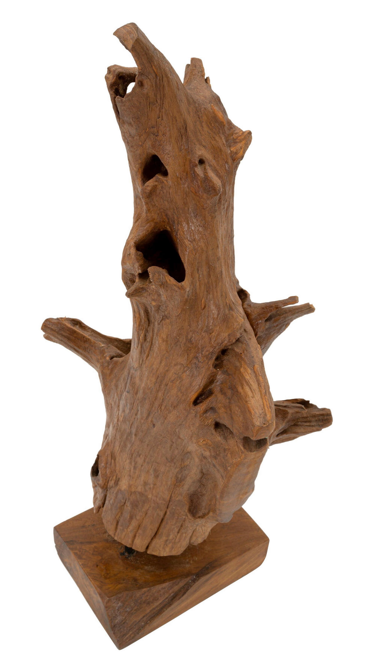 SKULPTUR - Braun, Basics, Holz (23/64/27cm)