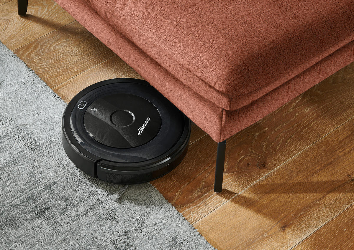 ECKSOFA in Chenille Rostfarben  - Rostfarben/Schwarz, Design, Textil/Metall (188/319cm) - Beldomo System