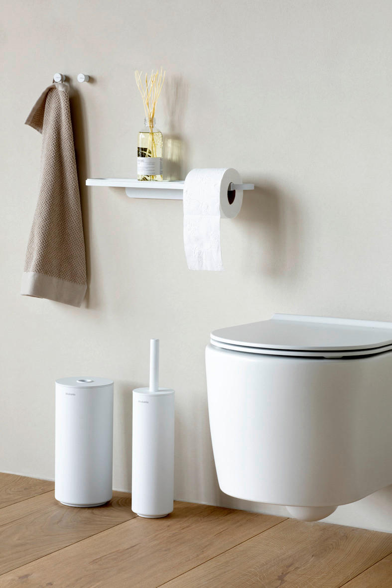 DRŽAČ TOALETNOG PAPIRA  bijela  metal  MINDSET  - bijela, Basics, metal (42.1/4.4/8.9cm) - Brabantia