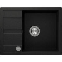 SPÜLE MAND100AGON  - Graphitfarben, Basics, Stein (65/30,4/50cm) - Schock