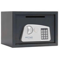 TRESOR - Anthrazit, KONVENTIONELL, Metall (35/25/28cm) - ROTTNER