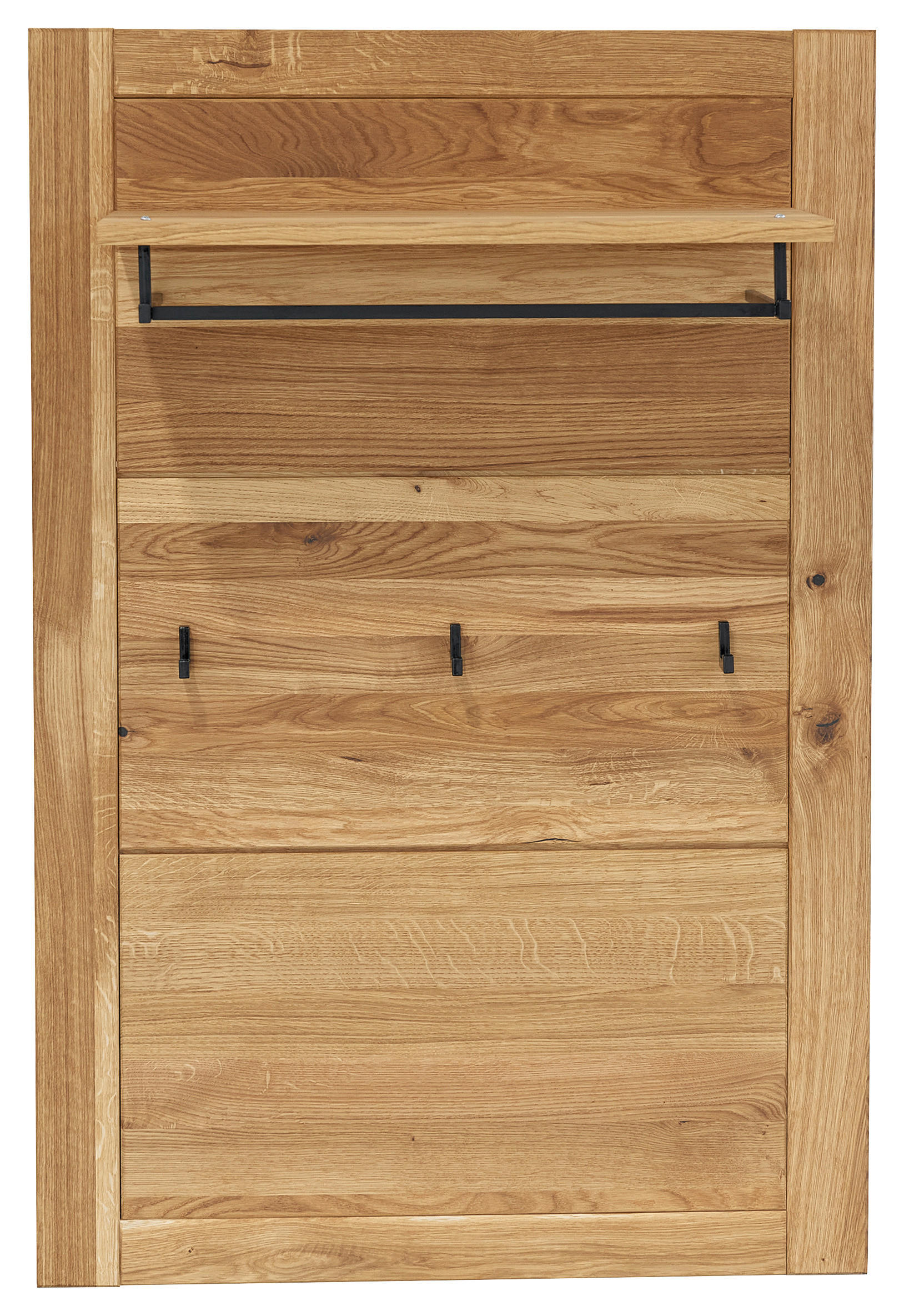 GARDEROBENPANEEL  in 80/120/30 cm  - Eichefarben, KONVENTIONELL, Holz/Holzwerkstoff (80/120/30cm) - Linea Natura