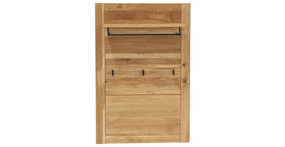 GARDEROBENPANEEL  in 80/120/30 cm  - Eichefarben, KONVENTIONELL, Holz/Holzwerkstoff (80/120/30cm) - Linea Natura