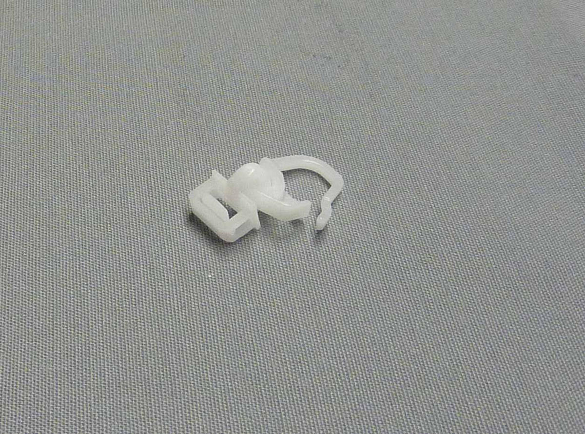 Klick-Gleiter  - alb, Basics, plastic (1cm) - Homeware
