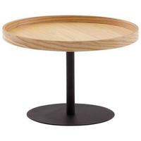 KONFERENČNÍ STOLEK, hnědá, kompozitní dřevo, 61/40 cm - černá/hnědá, Moderní, kov/kompozitní dřevo (61/40cm) - MID.YOU