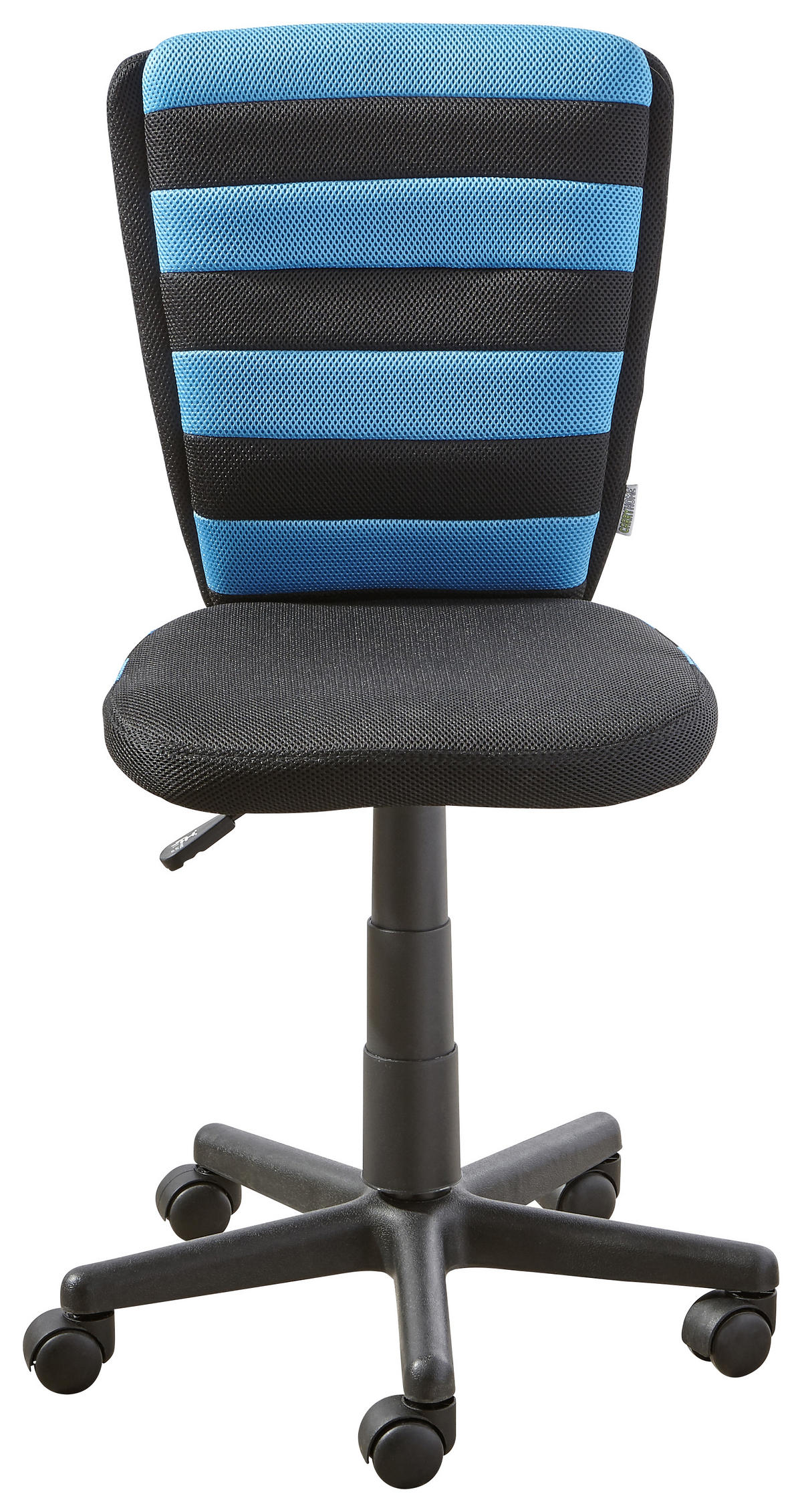 JUGENDDREHSTUHL - Blau/Schwarz, Konventionell, Kunststoff/Textil (41/81-93/51cm) - Carryhome