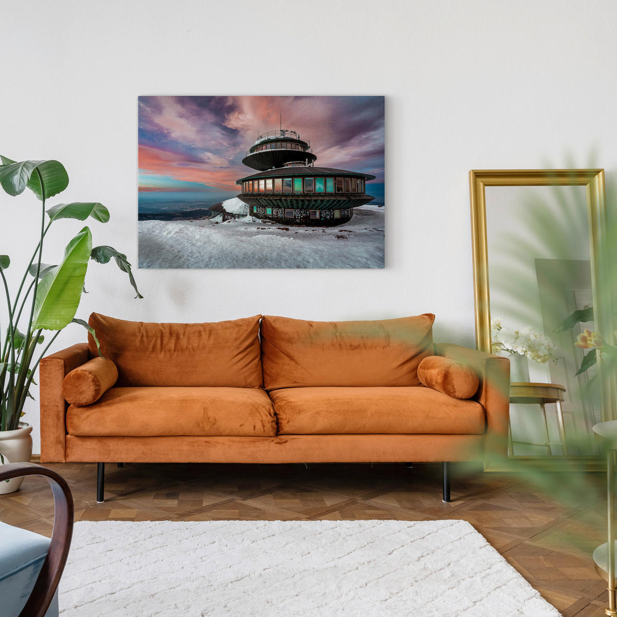 LEINWANDBILD Landschaft & Natur 70/100 cm  - Multicolor, Basics, Holz/Textil (70/100cm)