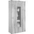 VITRINE in furniert, mehrschichtige Massivholzplatte (Tischlerplatte) Altholz, Eiche Eichefarben - Eichefarben/Silberfarben, Natur, Glas/Holz (96/194/42,3cm) - Voglauer VITRINE in furniert, mehrschichtige Massivholzplatte (Tischlerplatte) Altholz, Eiche Eichefarben - Eichefarben/Silberfarben, Natur, Glas/Holz (96/194/42,3cm) - Voglauer