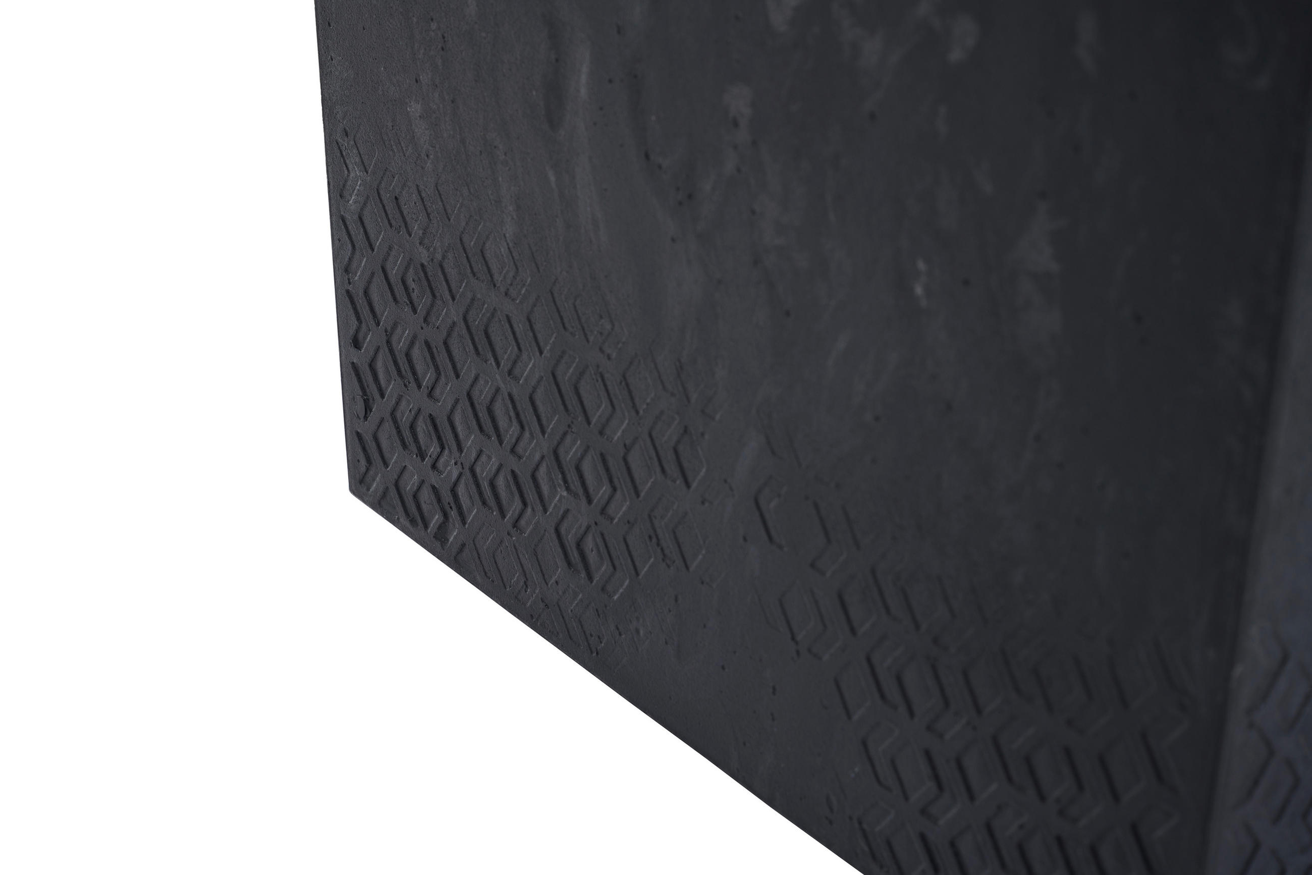 BLUMENKASTEN  - Schwarz, Basics, Kunststoff (40/40/40cm) - Siena Garden