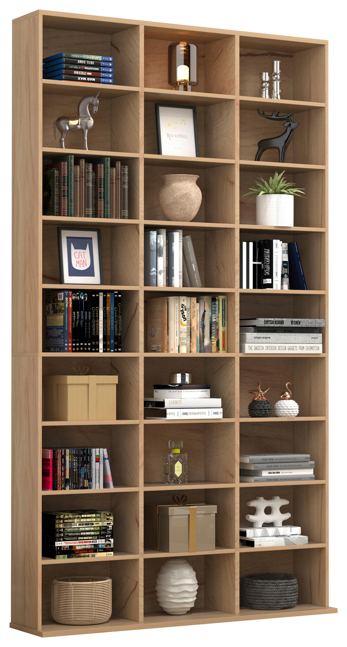 REGAL Honigeiche  - Honigeiche, Design, Holzwerkstoff (102/181/23cm) - MID.YOU