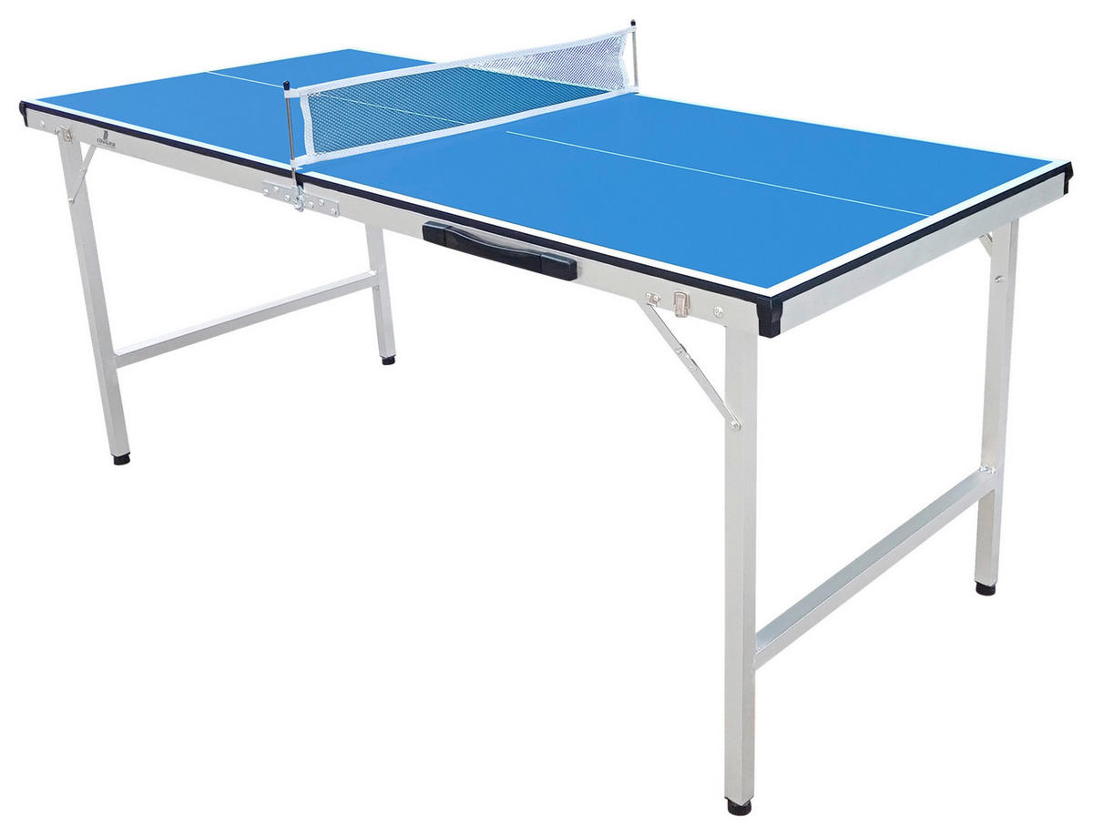 PINGISBORD  - blå, Klassisk, metall/trä (67/69/150cm)