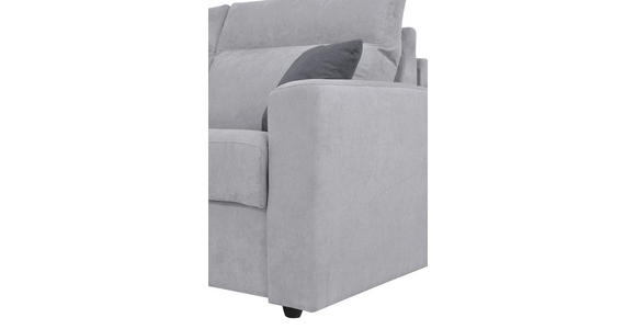 SCHLAFSOFA Mikrofaser Hellgrau - Dunkelgrau/Hellgrau, KONVENTIONELL, Kunststoff/Textil (186/101/101cm) - Carryhome