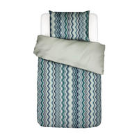WENDEBETTWÄSCHE SOL Satin  - Grün, Basics, Textil (135/200cm) - Essenza