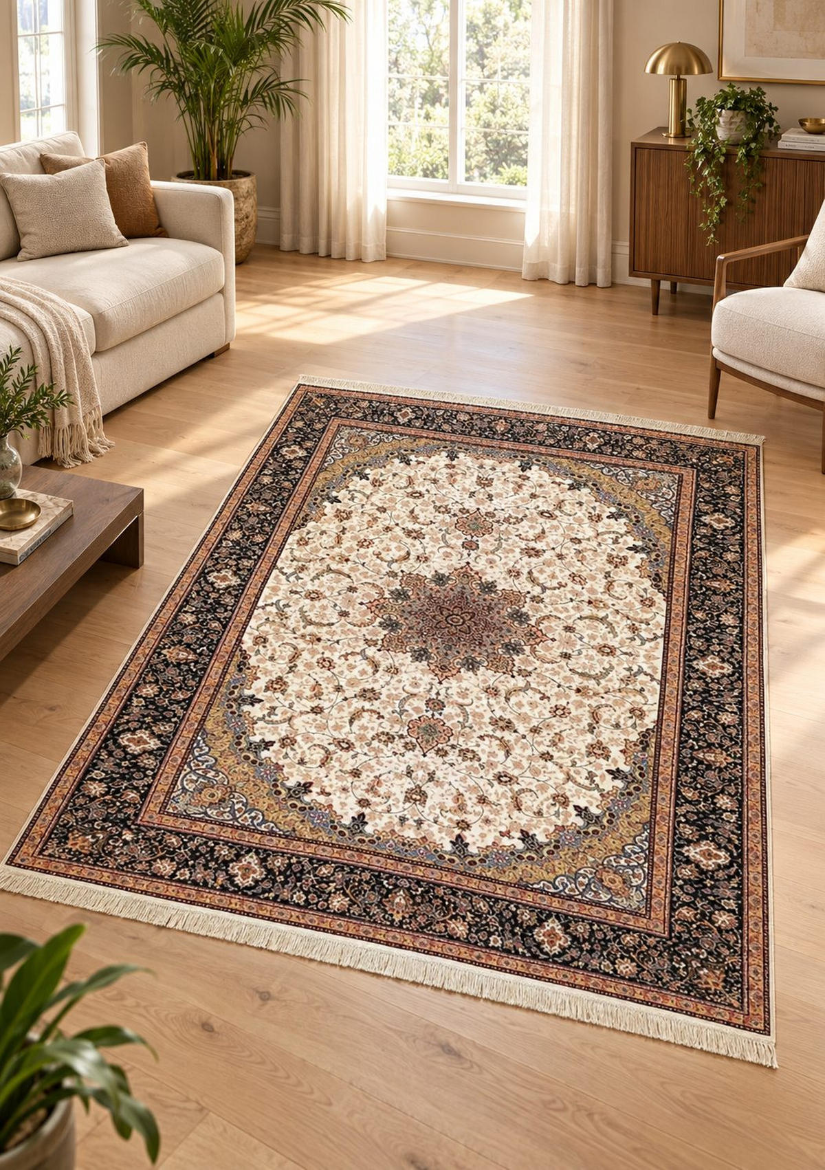 TKANA PREPROGA  Isfahan Crem     240/340 cm     večbarvno  - večbarvno, Trendi, tekstil (240/340cm) - Novel