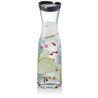 KARAFFE 1 L    - Transparent/Schwarz, Design, Glas/Kunststoff (9,2/31,3cm) - Gefu