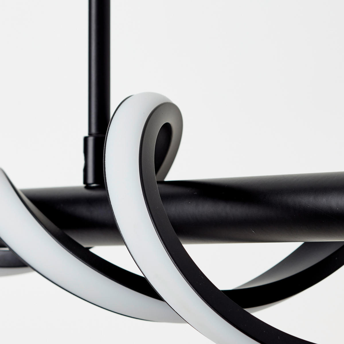 LED-PENDELLEUCHTE 75,5/18/150 cm    - Schwarz, Design, Kunststoff/Metall (75,5/18/150cm) - Brilliant