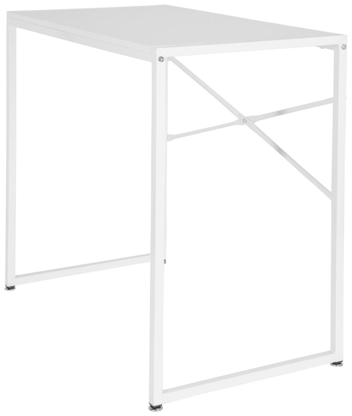 PSACÍ STŮL, bílá, 78/46/76 cm - bílá, Moderní, kov/kompozitní dřevo (78/46/76cm) - MID.YOU