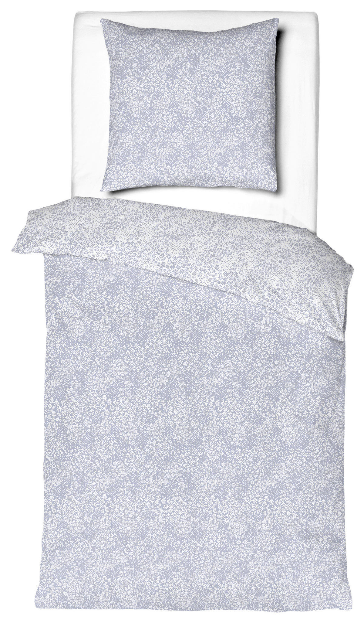 BETTWÄSCHESET Renforcé 160/210 cm  65 cm/100 cm  - Pastellblau, Basics, Textil (160/210cm) - Novel