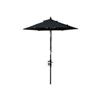 Gardenson Sonnenschirm  180/180 cm  - Schwarz, Konventionell, Holzwerkstoff (180/180cm) - Gardenson